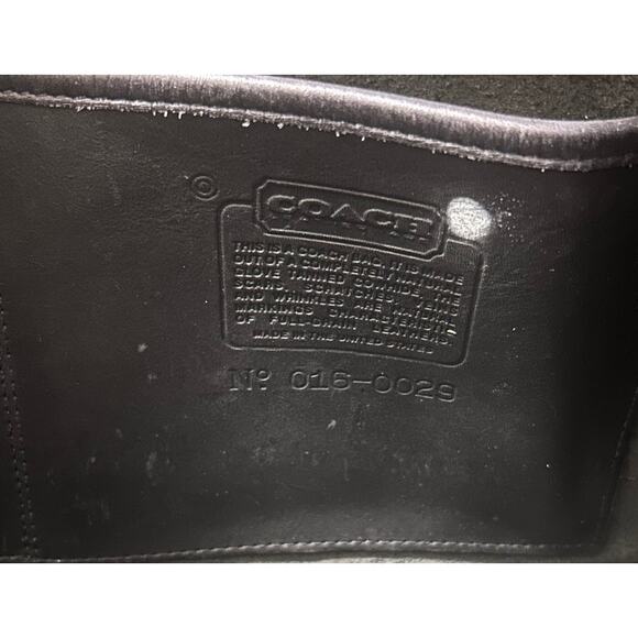 Vintage Coach Embassy Briefcase No. 018-0029 USA Made Black Glove Tanned Leather - Picture 3 of 12